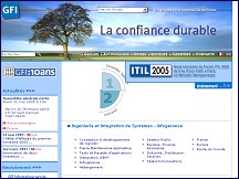 Aperçu du site GFI Informatique - SSII conseil IT progiciels