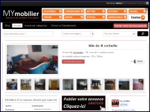 Aperu du site MyMobilier - petites annonces mobilier, meubles occasions pas cher