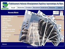 Aperçu du site ENESAD - Etablissement National d'Enseignement Supérieur Agronomique de Dijon