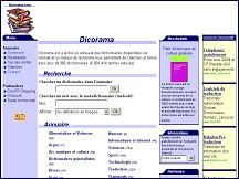 Aperu du site Annuaire des dictionnaires en ligne - Dicorama