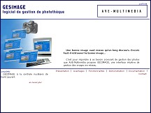 Aperçu du site Gesimage : logiciel de gestion de photothèque