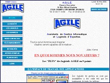 Aperu du site AGILE - assistants gestion info, logiciels d'expertise
