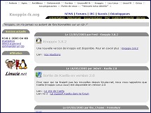 Aperu du site KNOPPIX - systme d'exploitation GNU/Linux