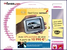 Aper�u du site Au F�minin - le web f�minin sur auFeminin.com