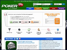 Aperu du site Poker.fr - la passion de poker, communaut des joueurs de poker en ligne