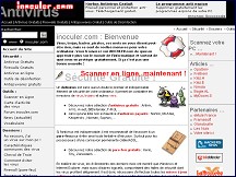 Aperu du site Inoculer.com - outils gratuits de protection de votre PC: antivirus, firewall