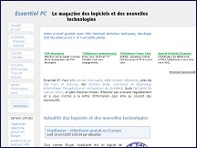 Essentiel PC - magazine des logiciels et des nouvelles technologies