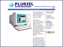 Aperu du site Pluriel Informatique - Service informatique pour particuliers, artisans...