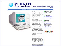 Aperçu du site Pluriel Informatique - Service informatique pour particuliers, artisans...