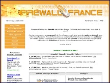 Aperu du site Firewall France : comparatif test guide pour kerio zone alarm look'n stop norton