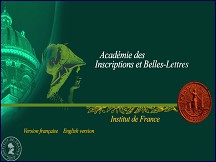 Aperu du site Acadmie des Inscriptions et Belles-Lettres : Histoire Archologie
