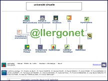 Aperçu du site Allergonet