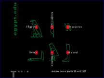 Aperçu du site Egypt.edu : initiation à la civilisation égyptienne