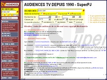 SUPERPJ - Audiences t�l� depuis 1990
