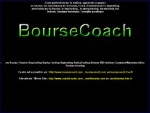 Aperu du site Boursecoach - formations et cours de day-trading swing-trading
