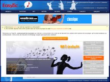 Aperu du site Easyzic - communaut musiciens en ligne, forum, partitions gratuites