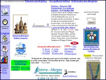 Aperçu du site Asmanet - site professionnel consacré à l'asthme