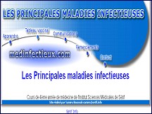 Aperu du site Medinfectieux.com - infos sur les maladies infectieuses