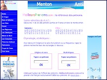 Aperçu du site MeilleursPrenoms.com - le guide pour découvrir ou mieux connaître un prénom