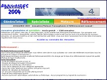 Aperu du site Annuaires2004 - liste d'annuaires francophones du web