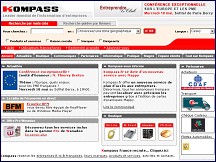 Aperu du site Kompass - annuaire d'entreprises, France et monde