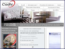 Aperu du site Le guide Cadhi - guide des fournisseurs de l'htellerie restauration