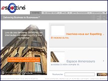 Aperçu du site Espotting - positionnement payant a la performance