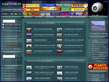 Aperu du site Planete Webcam - annuaire de webcams et de cams dans le monde - 100 % live