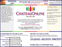 Aperçu du site ChateauOnline - vins et champagnes chez le leader européen