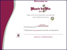 Aperu du site Muse du Vin  Paris