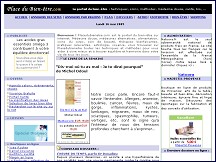 Aperçu du site Place du bien-être : bien être, diététique, beauté, médecines douces