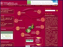 Aperu du site Vitisphere, fait pour ceux qui font le vin