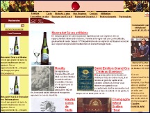Aperu du site Artisan Du Terroir, vente de vin en ligne