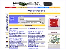 Aperçu du site Web bourgogne, annuaire guide moteur de recherche bourguignon