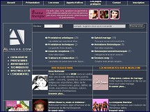 Aperçu du site Alineas.com - des idées pour vos spectacles et événements