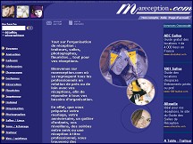 Aperu du site Ma rception - organisation de rceptions et de mariages