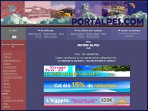Aperu du site Annuaire des alpes, offices du tourisme, enneigement, mto, webcam