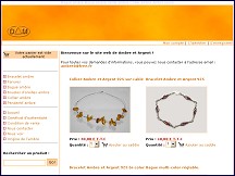 Aperçu du site Bijoux en ambre et argent
