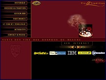 Aperçu du site Vente aux enchères des vins des Hospices de Beaune