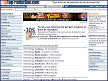 Aperçu du site Top-reduction.com - bons de reductions, codes promotion