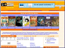 Aperu du site BDzone - portail BD, bande dessine franco-belge, mangas, comics