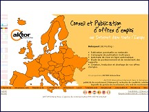 Aperu du site Robopost - publicit de recrutement dans toute l'Europe