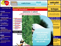 Aperçu du site Isalariat - externalisation de compétences, consultants externes