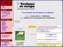 Aper�u du site Association des Freelances en Europe