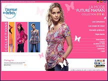 Aperu du site Avenue des bbs - La mode pour futures mamans