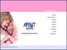 Aperçu du site Aventbaby.com - L'allaitement et les soins du bébé