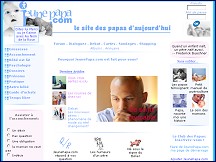 Aperu du site Jeunepapa.com - Le site des papas d'aujourd'hui