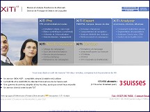 Aperçu du site XiTi - services de gestion de la qualité des sites internet