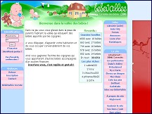Aperçu du site Bebevallee.com - La vallée des bébés