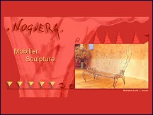 Aperçu du site Gabriel Noguera: mobilier d'artiste, sculpture et décoration intérieure